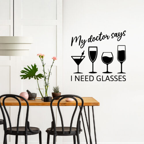 Wallstickers til køkken og køkken-alrum