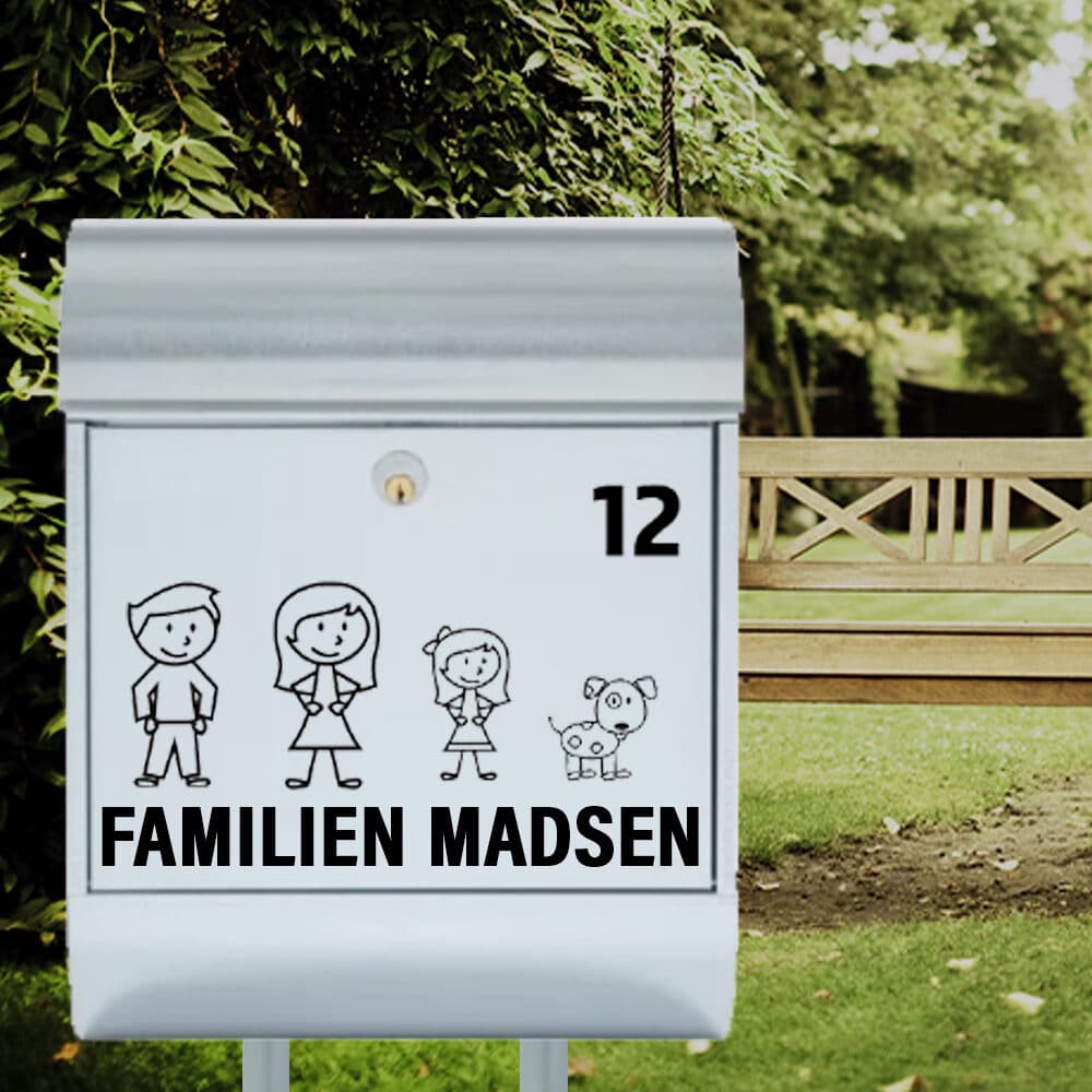Postkasse stickers