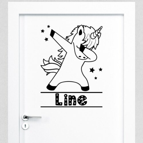 Børne wallstickers med navn