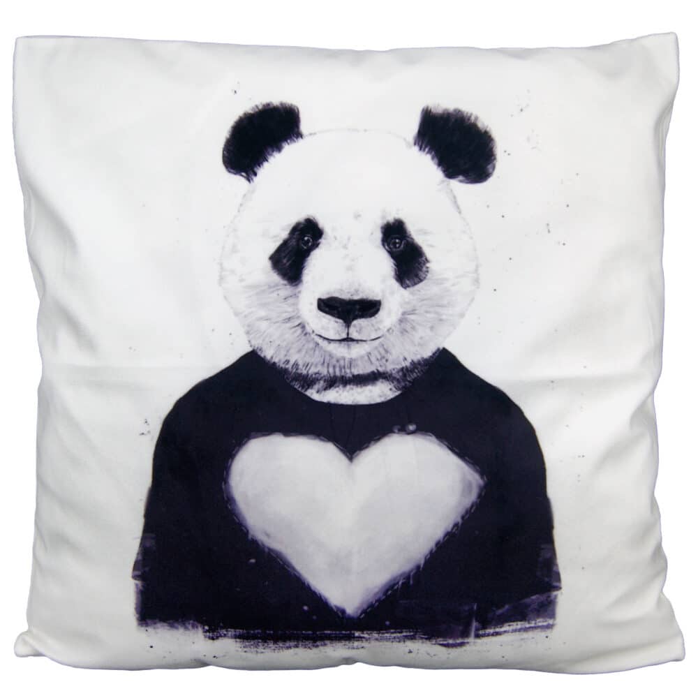 Pyntepude - Pude med Panda Love - sofapude