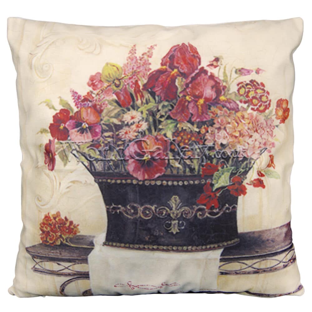 Pyntepude - pude vintage blomster stil - sofapude