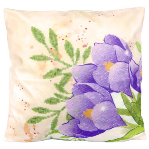 Pyntepude - pude med blomster - sofapude