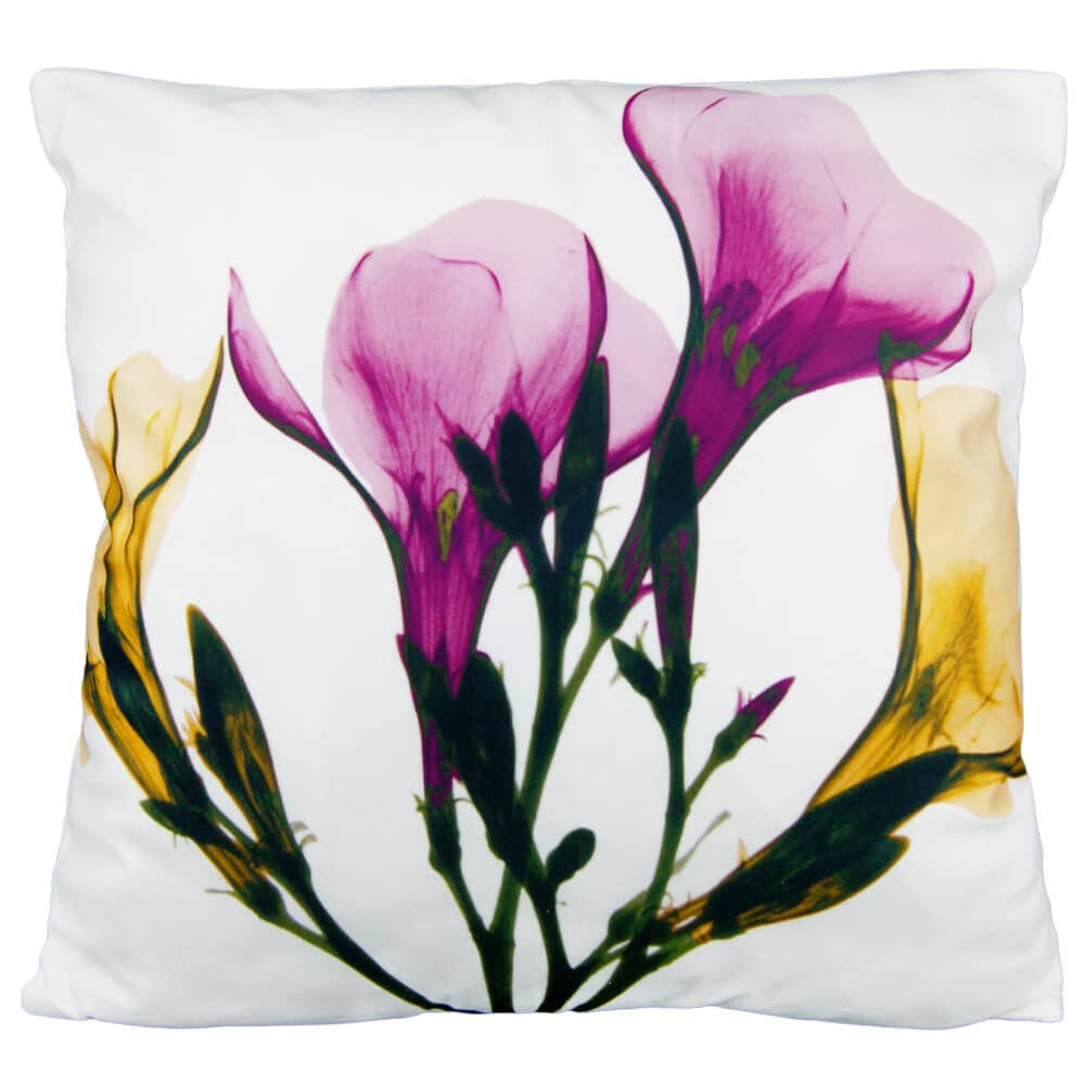 Pyntepude - pude med watercolor art blomster - sofapude