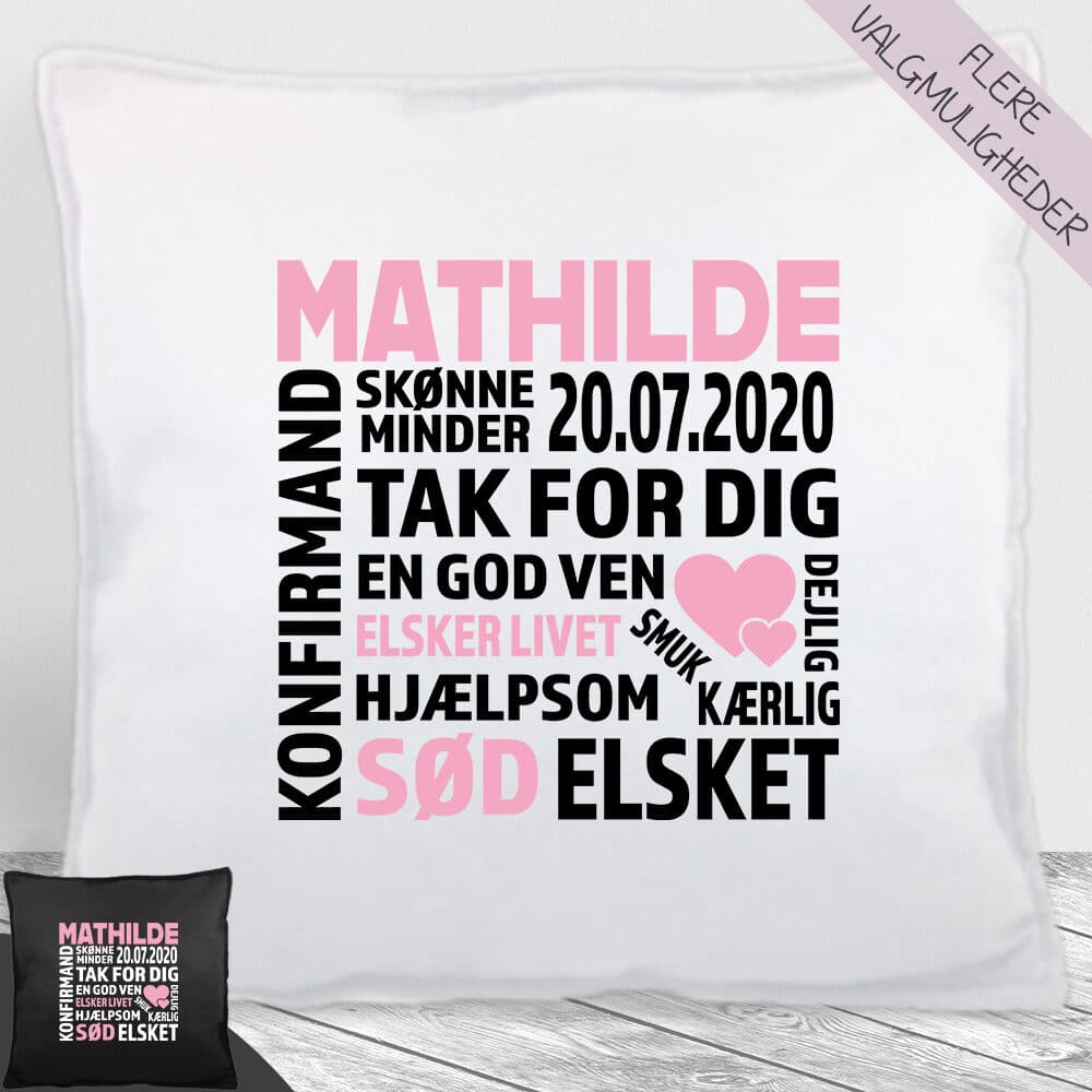 Pyntepuder - Sofapuder - Personlige puder - Hjemlux.dk