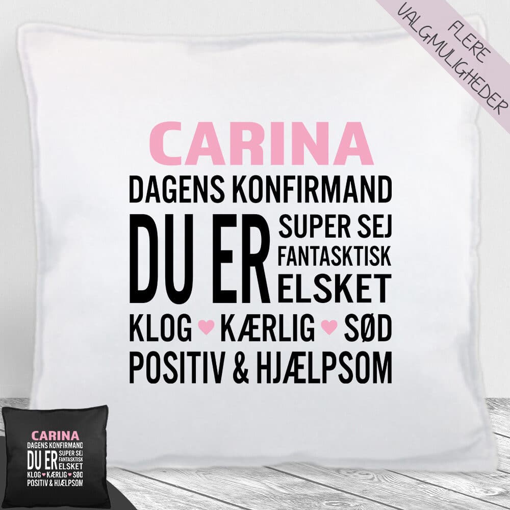 Pyntepuder - Sofapuder - Personlige puder - Hjemlux.dk