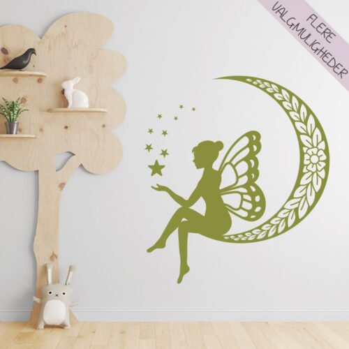 Wallsticker til børn med sød fe