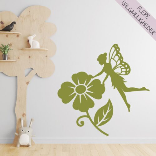 Wallsticker til børn med sød fe