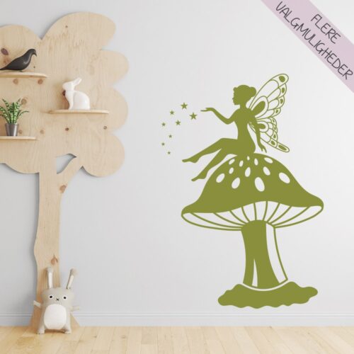 Wallsticker til børn med sød fe