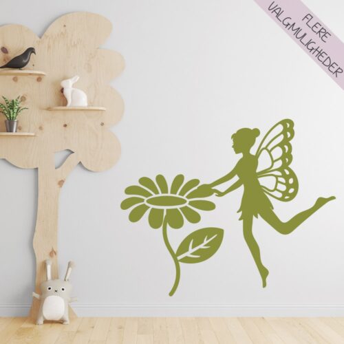 Wallsticker til børn med sød fe