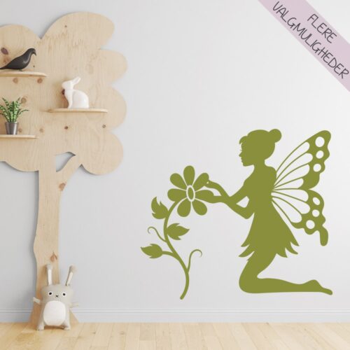 Wallsticker til børn med sød fe