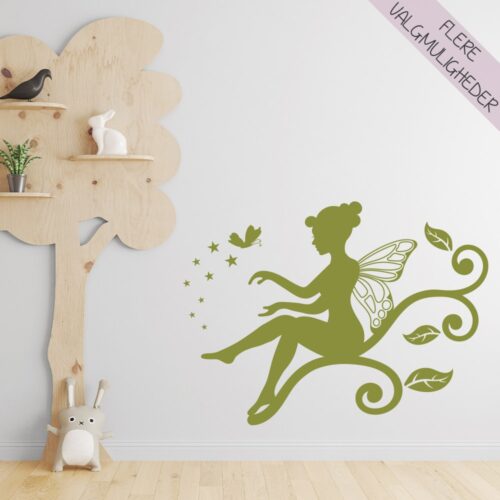 Wallsticker til børn med sød fe