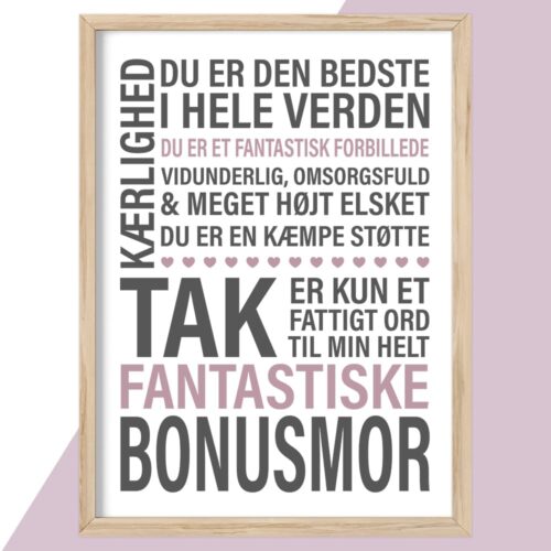 Tak, er kun et fattigt ord - bonusmor | Plakat - Image 2