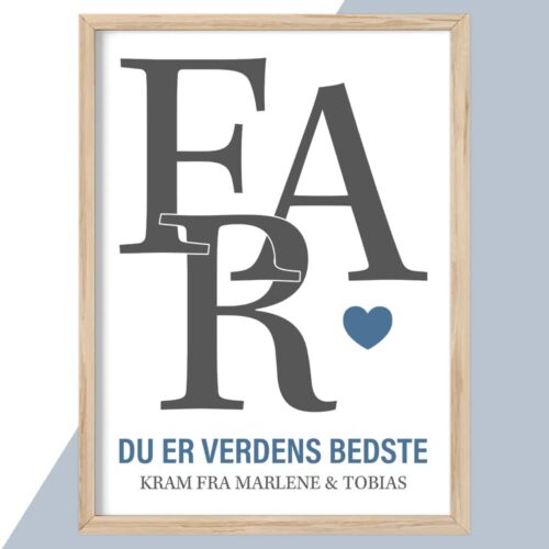 Far, du er verdens bedste | Plakat - Image 2