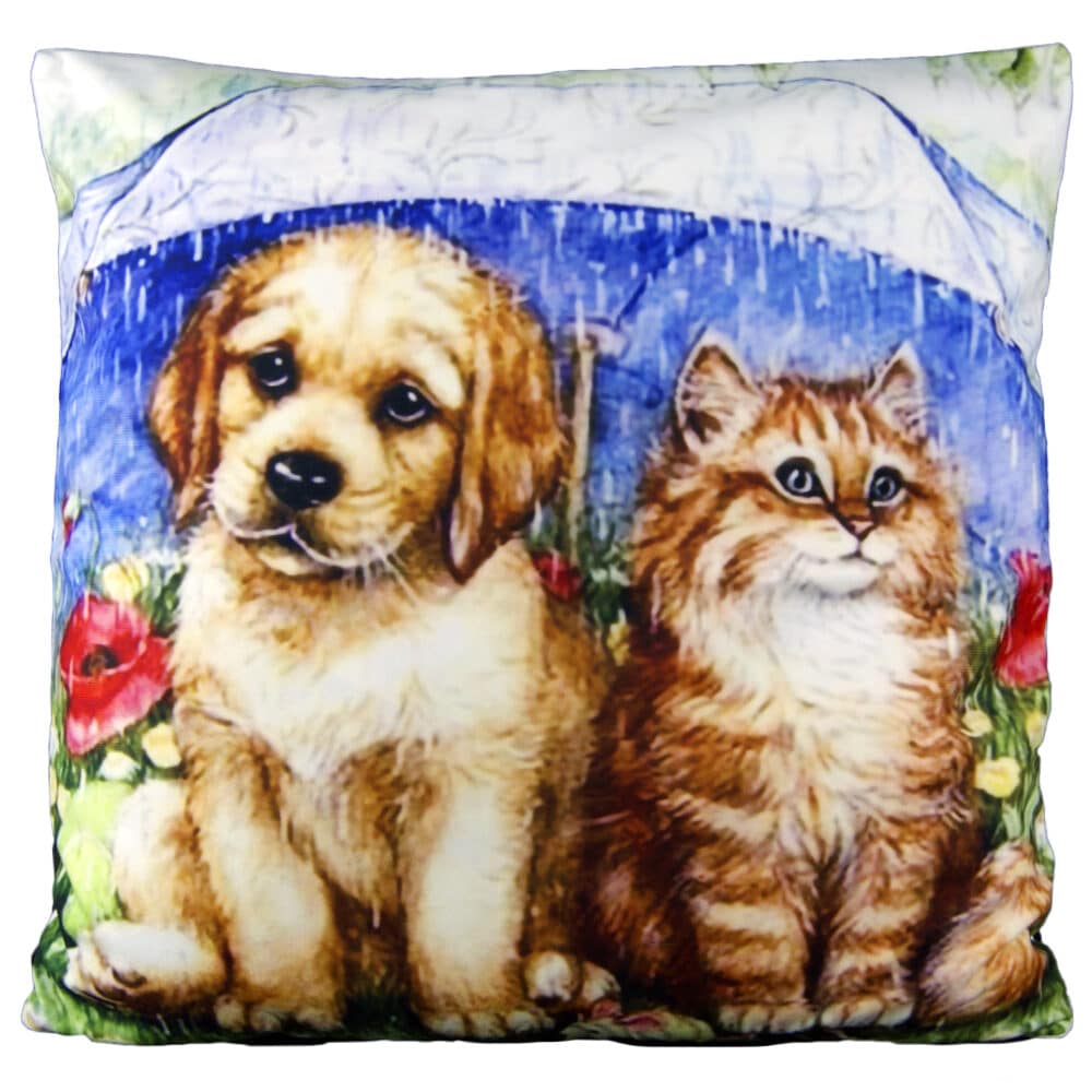 Dog & cat #3 | Pyntepude med print