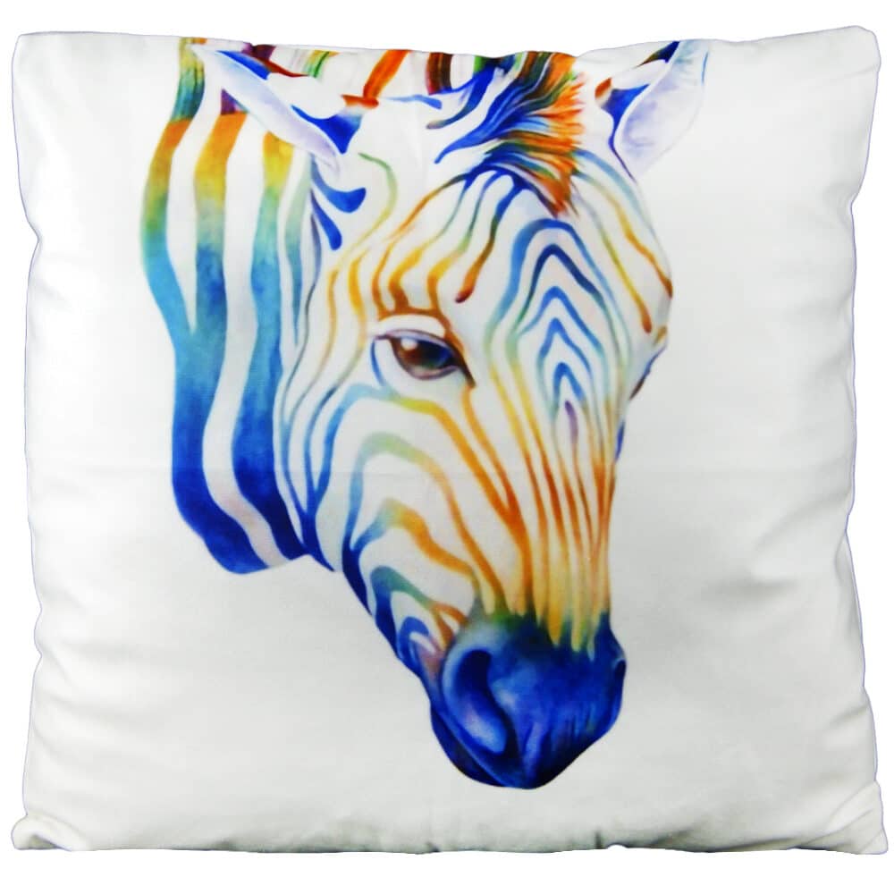 Colorful zebra | Pyntepude med print