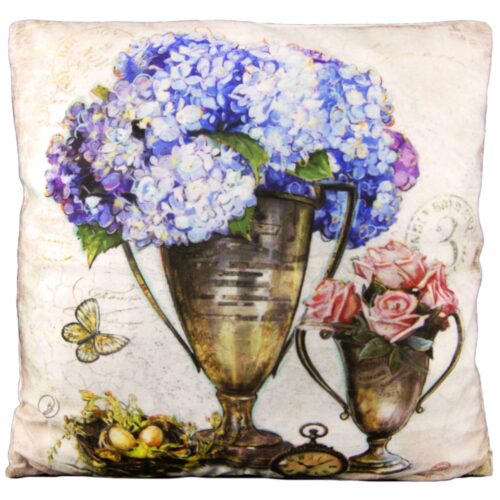 Flowers #19 | Pyntepudebetræk med print