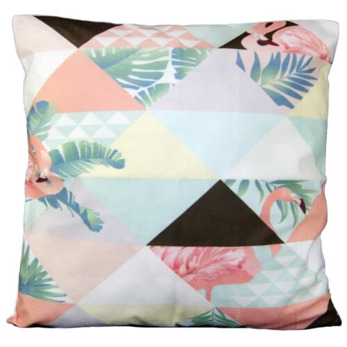 Flamingo Summer | Pyntepudebetræk med print