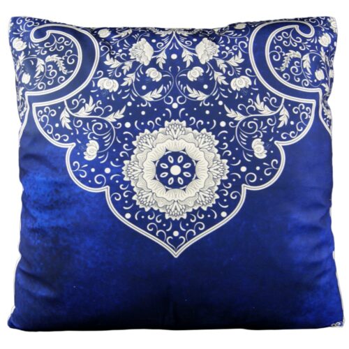 Royal Blue | Pyntepudebetræk med print