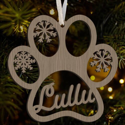 Kattepote #1 | Juleophæng træfinér