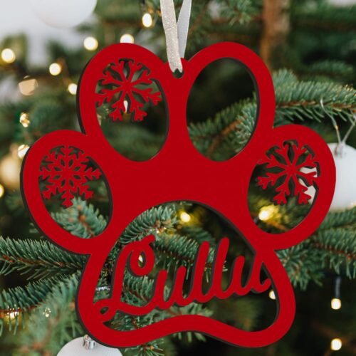 Kattepote #1 | Juleophæng m. farvet overflade