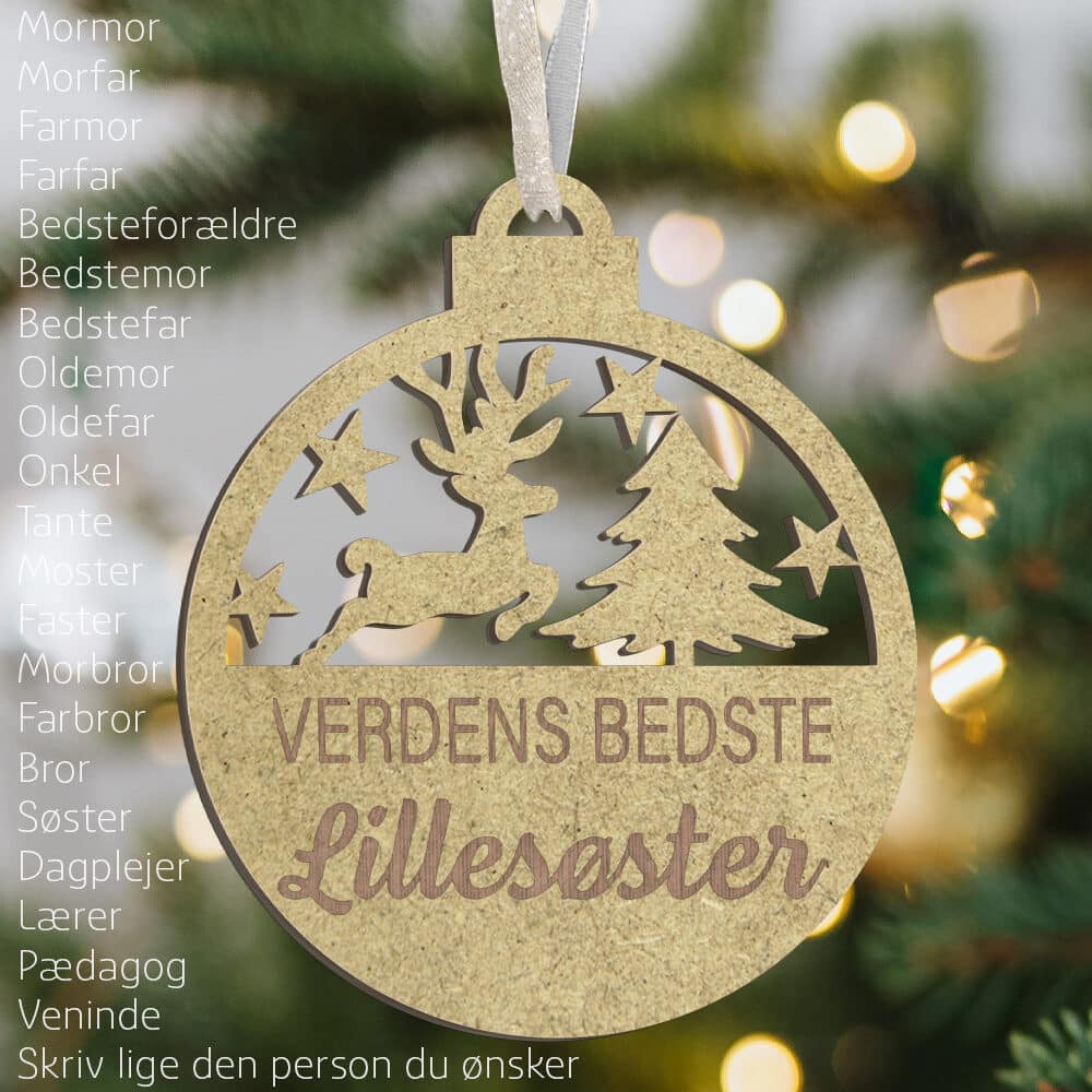 Verdens bedste... #2 | Juleophæng i træfiber