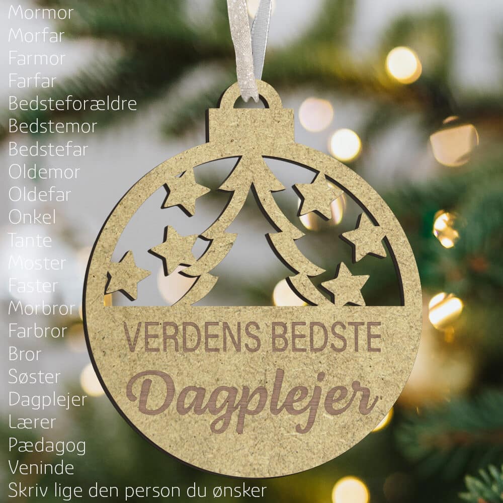 Verdens bedste... #3 | Juleophæng i træfiber