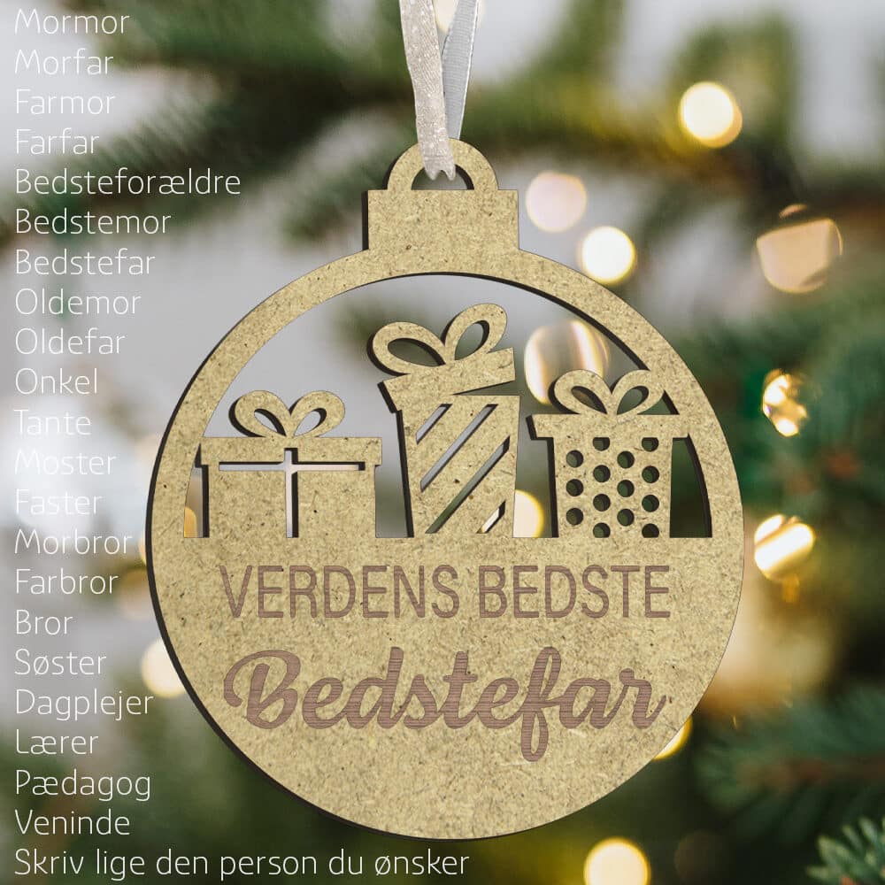 Verdens bedste... #5 | Juleophæng i træfiber