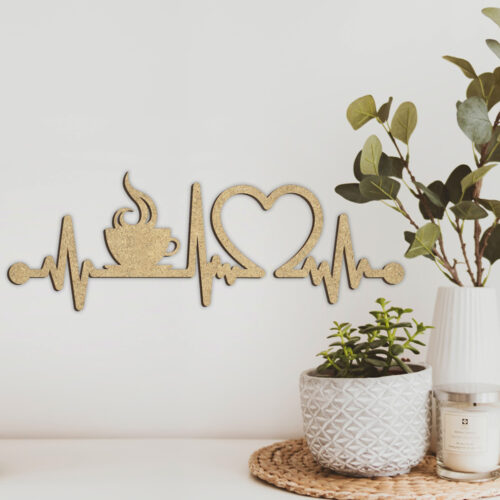 Heartbeat skilte i træfiber