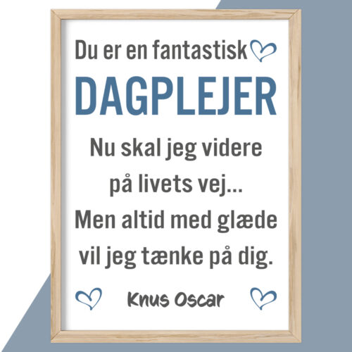 Alternative view of Du er en fantastisk dagplejer #1 | Plakat