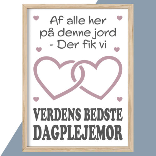 Verdens bedste dagplejemor #1 | Plakat - Image 2