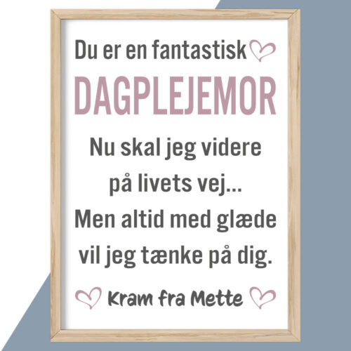 Du er en fantastisk dagplejemor #1 | Plakat - Image 2
