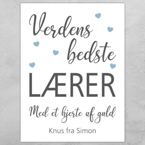 Verdens bedste lærer #2 | Plakat