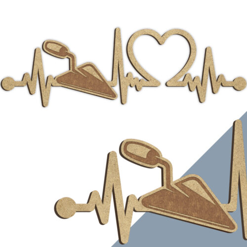 Alternative view of Murer spandeske | Heartbeat skilt (træfiber)