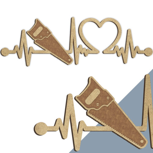 Alternative view of Sav | Heartbeat skilt (træfiber)