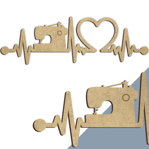 Alternative view of Symaskine | Heartbeat skilt (træfiber)