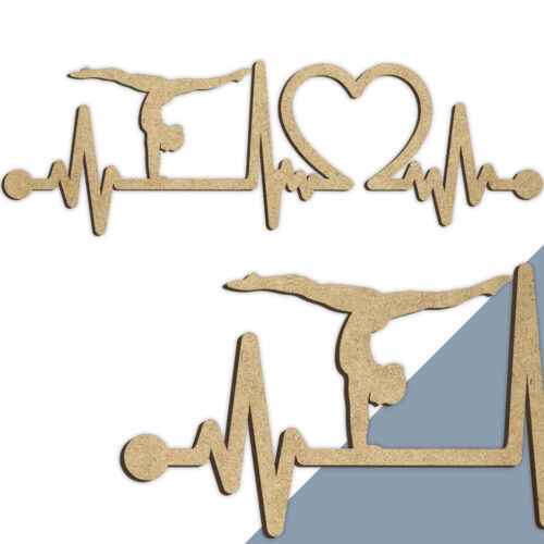 Alternative view of Gymnast #1 | Heartbeat skilt (træfiber)