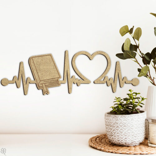 Bog | Heartbeat skilt (træfiber)