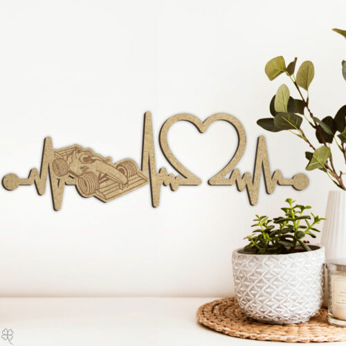 Formel 1 | Heartbeat skilt (træfiber)