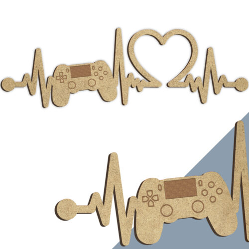 Alternative view of Gamer #1 | Heartbeat skilt (træfiber)