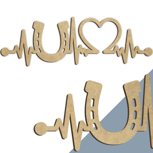 Alternative view of Hestesko | Heartbeat skilt (træfiber)