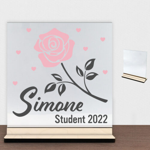 Student design 8 | Glasskilt inkl. fod (poppel krydsfinér)