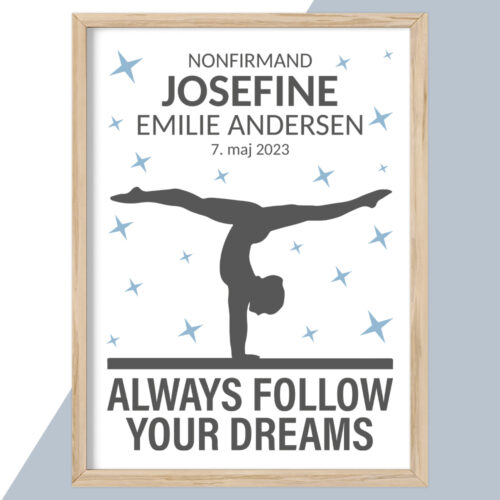 Nonfirmation follow your dreams gymnast | Plakat - Image 2