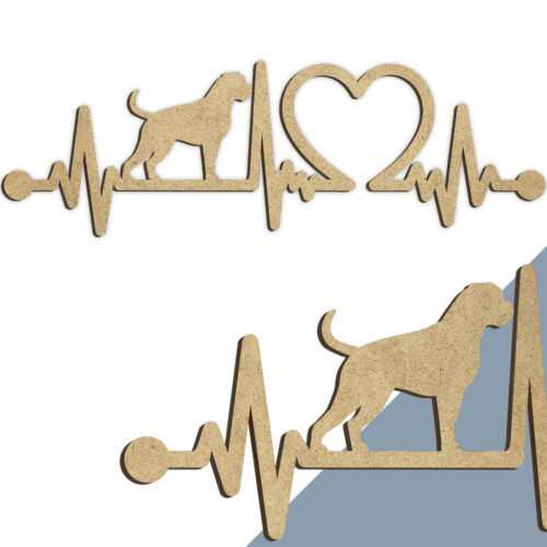 Alternative view of Hund - Boxer | Heartbeat skilt (træfiber)