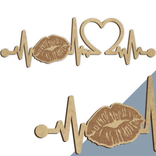 Alternative view of Kys | Heartbeat skilt (træfiber)