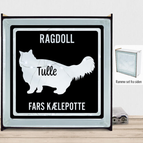 MyPets Ragdoll | Lyssten med ramme (farvet overflade)