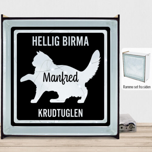 MyPets Hellig Birma | Lyssten med ramme (farvet overflade)