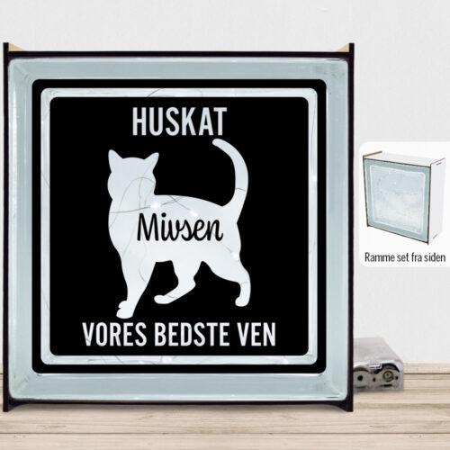 MyPets huskat #1 | Lyssten med ramme (farvet overflade)