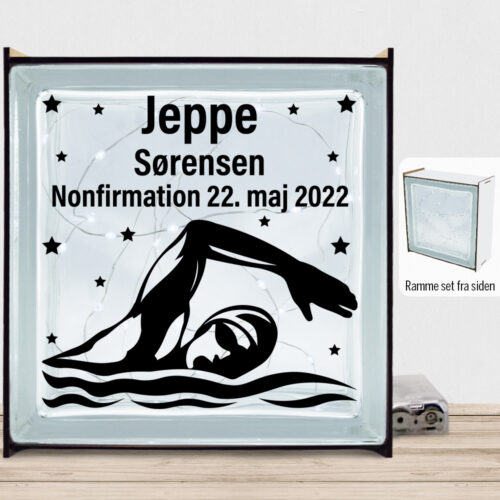 Nonfirmation design 22 | Lyssten med ramme (farvet overflade)
