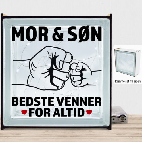 Alternative view of Bedste venner for altid - mor | Lyssten med ramme (farvet overflade)