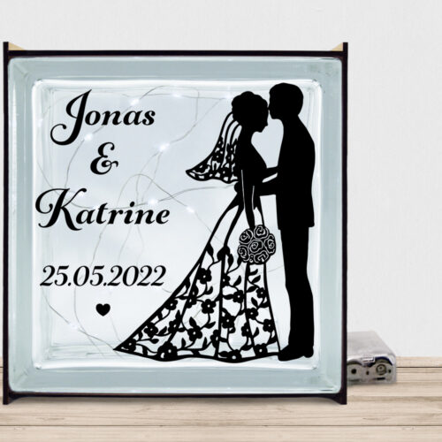 My love design 4 | Lyssten med ramme (farvet overflade)